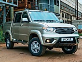 Чехлы на UAZ Pickup 2014–2019 г.в.